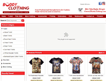 Tablet Screenshot of buddyclothing.com